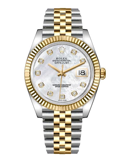 rolex datejust perlmutt zifferblatt